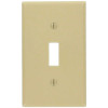 Leviton 1-Gang Ivory Toggle Wall Plate