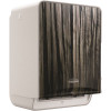 Automatic Roll Towel Dispenser (58750), Ebony Woodgrain Design Faceplate; 1 Dispenser and Faceplate / Case