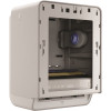 Automatic Roll Paper Towel Dispenser without Faceplate (For Custom), Brushed Grey; Faceplate Sold Separately