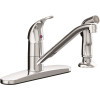 Seasons Westlake Single-Handle Standard Kitchen Faucet with Side Spray in Chrome