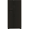 Frigidaire 22.3 cu. ft. 33 in. Side by Side Refrigerator in Black, Standard Depth