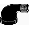 WARD MFG. BLACK MALLEABLE STREET ELBOW 90 DEG 1/2 IN.