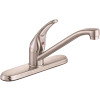 Premier Bayview Single-Handle Standard Kitchen Faucet without Side Sprayer in Brushed Nickel