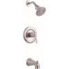 Premier Sanibel Single-Handle 1-Spray Tub and Shower Faucet in Brushed Nickel