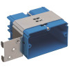 Carlon 1-Gang 22 cu. in. New Work PVC Adjustable Electrical Wall Box with Horizontal Mount