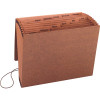 Sparco 8-1/2 in. x 11 in. 12-Pocket Accordion File, Brown Sparco 8-1/2 in. x 11 in. 12-Pocket Accordion File, Brown