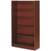 Lorell PANEL BOOKCASE, 5 SHELVES, CHERRY, 36X12X60 IN. Lorell PANEL BOOKCASE, 5 SHELVES, CHERRY, 36X12X60 IN.