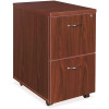 Lorell Essential Mahogany Mobile Pedestal File Cabinet