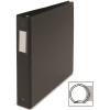 Business Source BUSINESS SOURCE ROUND-RING BINDER, 1-1/2 IN. CAPACITY, BLACK, 11X8-1/2 IN.