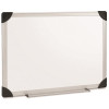 Lorell 48 in. x 72 in. Dry Erase Board, White Styrene Surface with Aluminum Frame