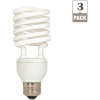 SATCO|Satco 75-Watt Equivalent T2 Medium Base CFL Light Bulb, Cool White (3-Pack)