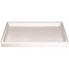 MUSTEE 34 in. x 60 in. Single Threshold Shower Floor in White