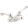 MOEN 4 in. Centerset 2-Handle High-Arc Bathroom Faucet in Chrome