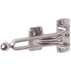 Prime-Line 4-7/8 in., Solid Brass, Satin Chrome Plated Swing Bar Door Guard with Ball