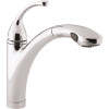KOHLER Forte Single-Handle Pull-Out Sprayer Kitchen Faucet With MasterClean Spray Face in Polished Chrome KOHLER Forte Single-Handle Pull-Out Sprayer Kitchen Faucet With MasterClean Spray Face in Polished Chrome