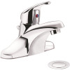 CLEVELAND FAUCET GROUP Cornerstone 4 in. Centerset Single-Handle Bathroom Faucet with Flexible Supply Lines in Chrome