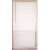 Designer's Touch White Cordless Light Filtering Vinyl Mini Blind with 1 in. Slats 72 in. W x 64 in. L