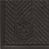 M+A Matting WaterHog Eco Elite Classic Black Smoke 35 in. x 59 in. Universal Cleated Backing Indoor / Outdoor Mat