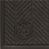 M+A Matting WaterHog Eco Elite Classic Black Smoke 35 in. x 118 in. Universal Cleated Backing Indoor / Outdoor Mat