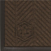 M+A Matting WaterHog Eco Elite Classic Chestnut Brown 35 in. x 118 in. Universal Cleated Backing Indoor / Outdoor Mat