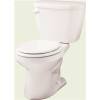 Gerber Plumbing Viper 2-Piece 1.28 GPF Single Flush Round Front Toilet in White (Slow-Close Seat Included)