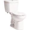 Niagara Stealth 2-Piece 0.8 GPF Single Flush Round Bowl Toilet in White