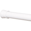 ProPlus 52 in. to 86 in. Adjustable Tension Shower Rod in White