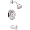MOEN Chateau Posi-Temp Single-Handle 1-Spray Tub and Shower Faucet in Chrome (Valve Included)