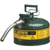 JUSTRITE MFG SFTY CAN 2.5 GL GREEN W/HOSE