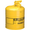 JUSTRITE MFG SFTY CAN 5 GAL YEL