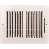 TruAire 8 in. x 6 in. 2-Way Steel Wall/Ceiling Register , White TruAire 8 in. x 6 in. 2-Way Steel Wall/Ceiling Register , White