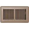 TruAire 4 in. x 8 in. Brown Floor Register
