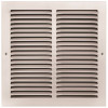TruAire 12 in. x 12 in. White Stamped Return Air Grille TruAire 12 in. x 12 in. White Stamped Return Air Grille