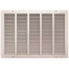 TruAire 20 in. x 14 in. White Stamped Return Air Grille