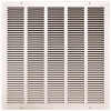 TruAire 20 in. x 20 in. White Stamped Return Air Grille