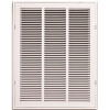 TruAire 10 in. x 30 in. White Stamped Return Air Filter Grille with Removable Face