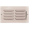 TruAire 8 in. x 4 in. 1 Way Stamped Curved Blade Wall/Ceiling Register