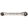 Klein Tools 3/16 in. and 1/4 in. Square x 1/2 in. and 9/16 in. Hex Ratcheting Refrigeration Wrench