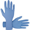 SAS Safety Derma-Max Disposable Powder-Free Nitrile Gloves, Medium, Blue, 8 Mil (50 Gloves/Box)