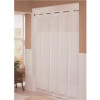 Hookless ILLUSION SHOWER CURTAIN WITH SNAP IN LINER, WHITE 71 IN. X 74 IN., 12 PER CASE