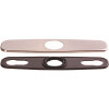 Premier 3-Hole Deck Plate in Brushed Nickel