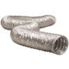 4 in. x 50 ft. Flexible Aluminum Foil Duct UL181 Listed and Marked