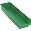 Quantum Storage Systems 5.5 Qt. Economy Shelf Bin in Green (8-Pack)