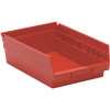 Quantum Storage Systems 2.3 Qt. Economy Shelf Bin in Red (20-Pack)