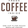 Regular Individually Wrapped Single-Cup Filter Pod Fresh Coffee Inside (200 per Case)