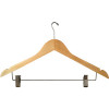 Womens Hanger Natural Flat Small Hook in Chrome (100 per Case)