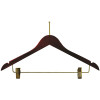 Women's Hanger Walnut Contoured Ball Top in Brass (100 per Case)