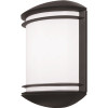 Lithonia Lighting OLCS Bronze Outdoor Integrated LED Wall Lantern Sconce