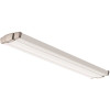 Lithonia Lighting 36-Watt 48 in. Brushed Nickel Integrated LED Ceiling Flush Mount