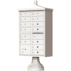 Florence 13-Mailboxes 1-Parcel Locker 1-Outgoing Pedestal Mount Cluster Box Unit